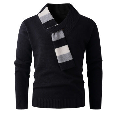 Herren hochwertiger V-Ausschnitt Pullover aus weichem Strickmaterial R&B