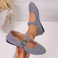 Damen Ballerinas mit verstellbarem Riemen und elegantem Design R&B