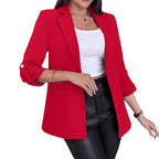 Damen Modischer Blazer mit lässiger Taillierung und schickem Revers R&B