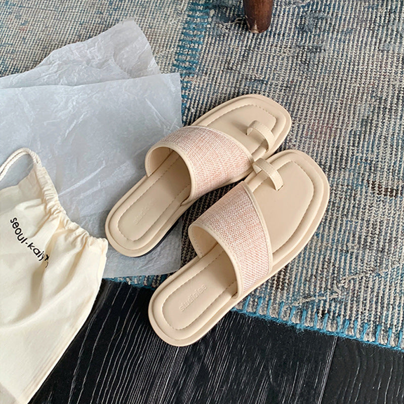 Damen Komfortable Zehenschuhe mit modischem Riemendesign und atmungsaktivem Obermaterial R&B