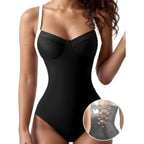 Damen Einteiliger Badeanzug mit elegantem Schnitt und verstellbaren Trägern R&B