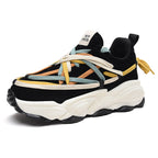 Damen Sportliche Chunky Sneakers mit innovativer Schnürtechnologie