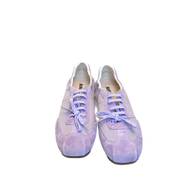 Damen sportive Sneaker aus hochwertigem Wildleder mit komfortabler Polsterung R&B