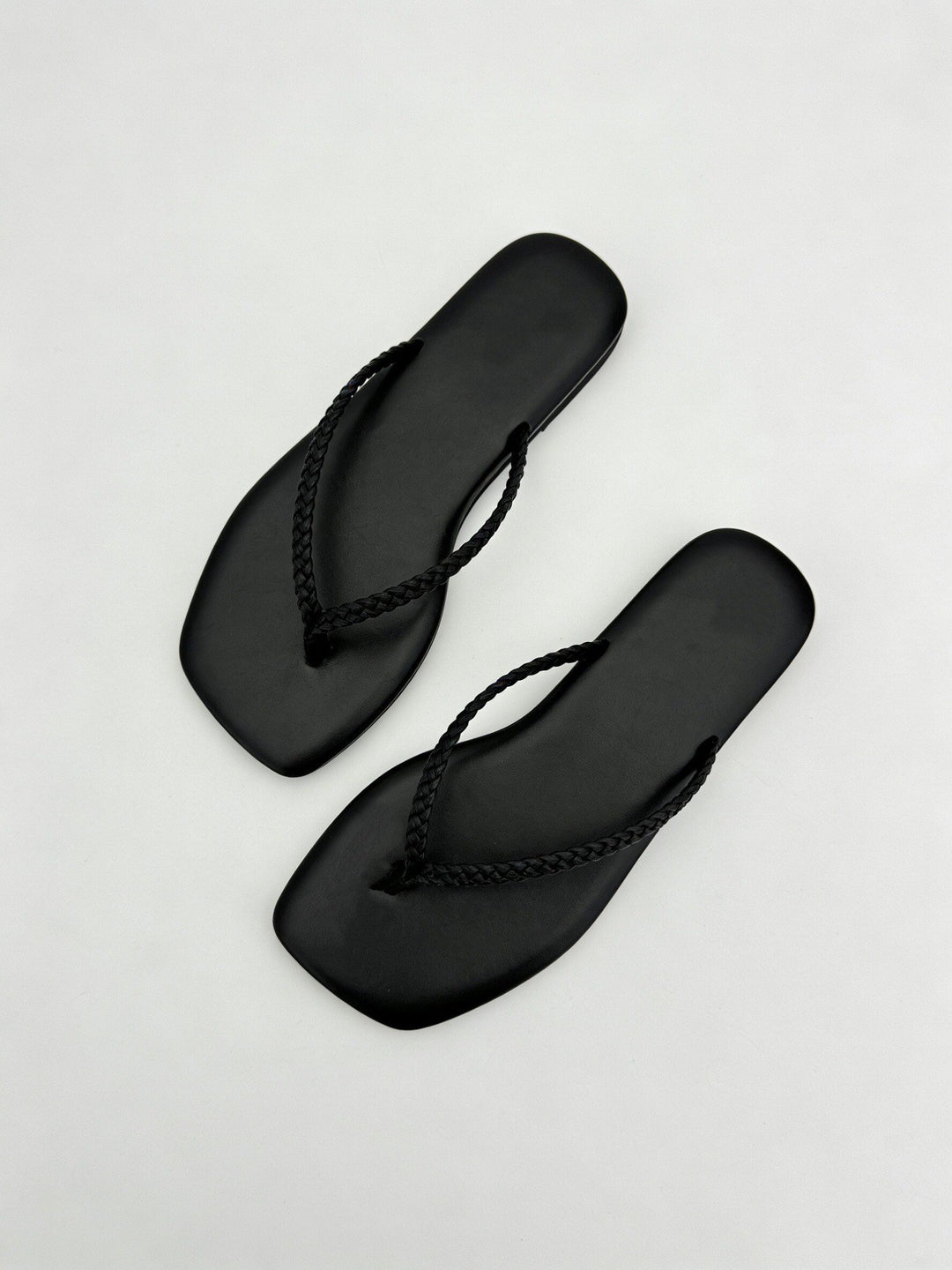 Damen modische Zehentrenner-Sandalen mit bequemem Fußbett R&B