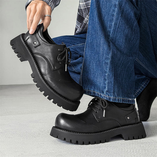 Herren Derb geschnürte Lederschuhe R&B