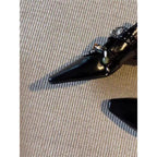 Damen elegante Slipper mit dekorativem Riemchendesign R&B
