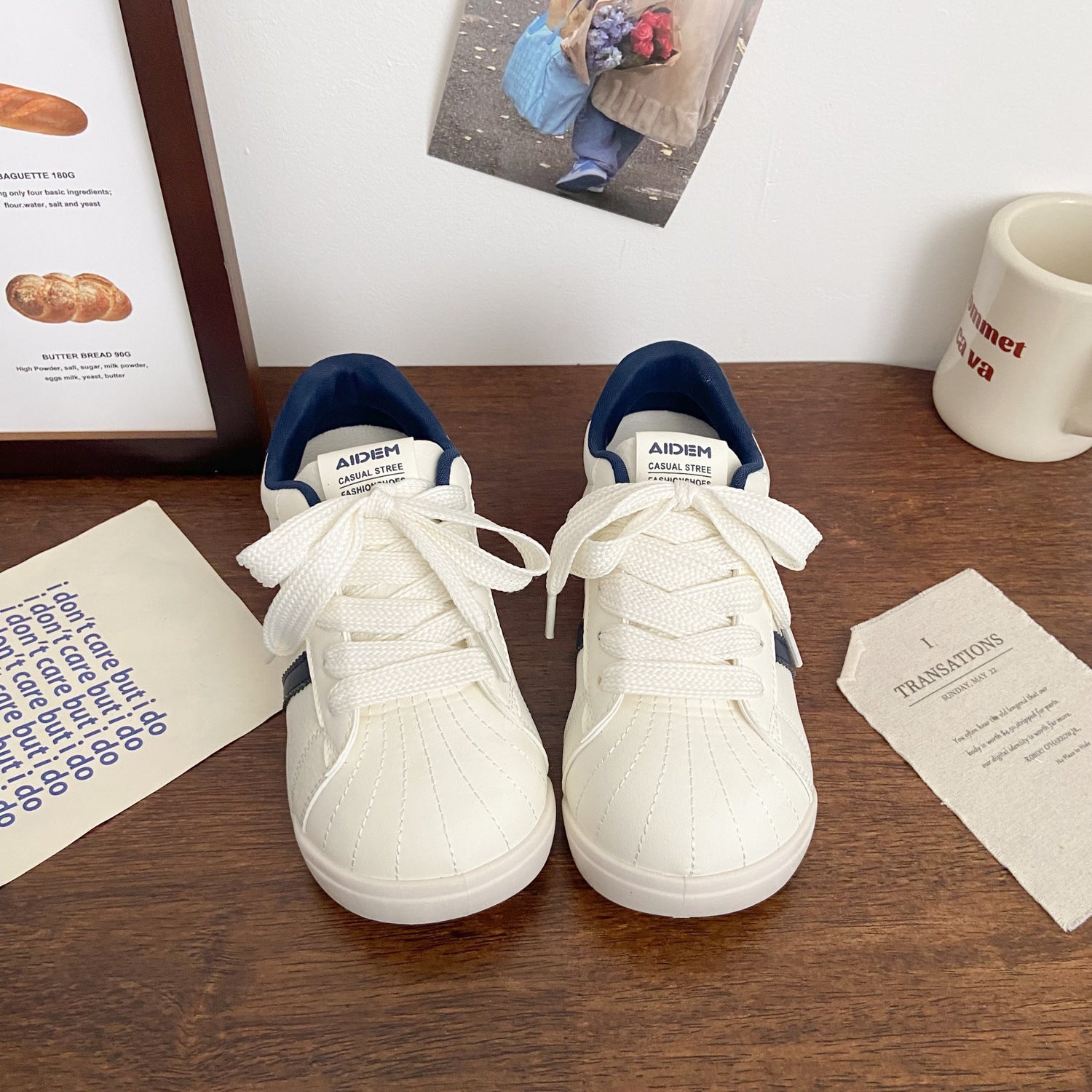 Damen Sportliche Freizeitsneaker mit strapazierfähigem Obermaterial und dämpfender Sohle