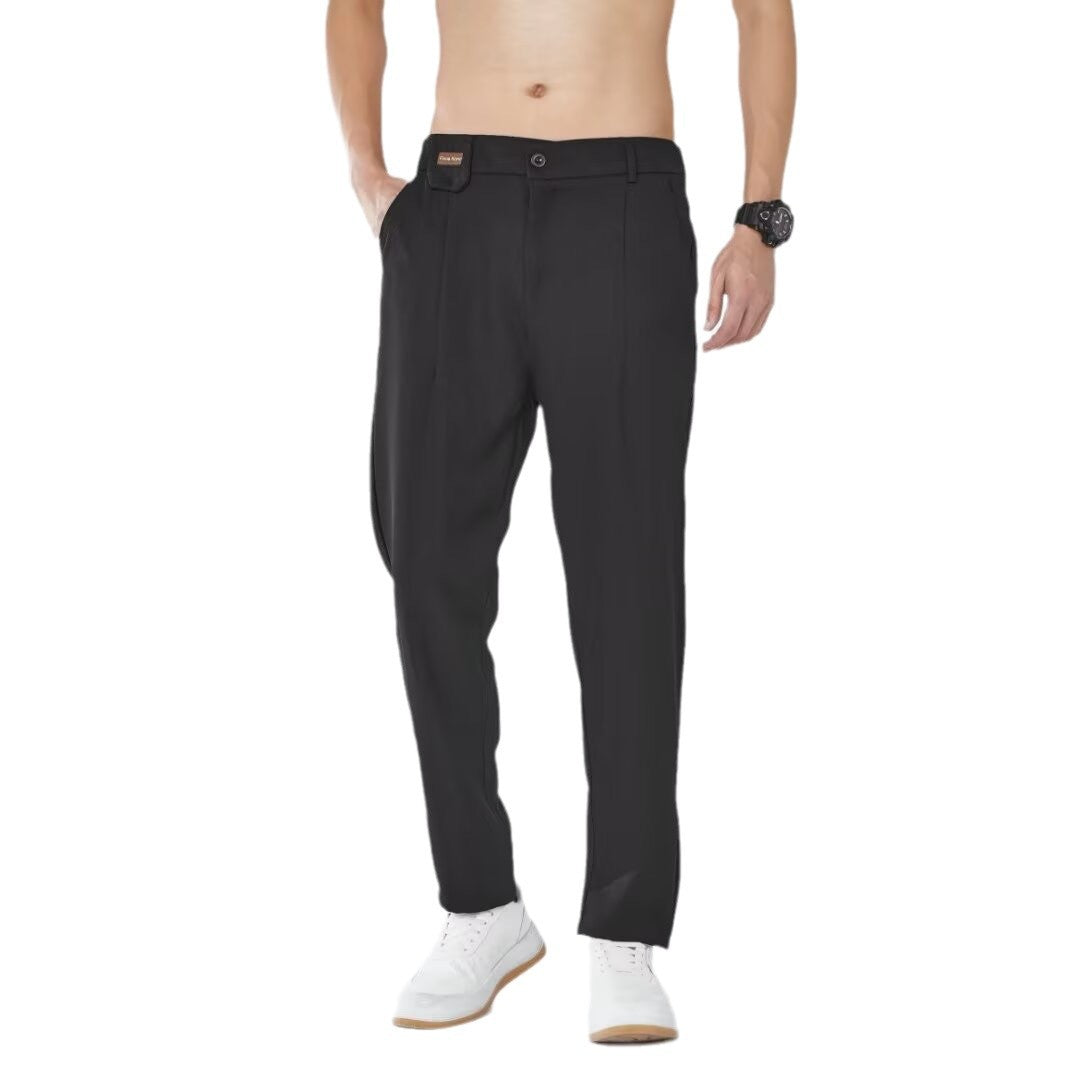 Herren schlanke Chino-Hose mit elegantem Schnitt und atmungsaktivem Material