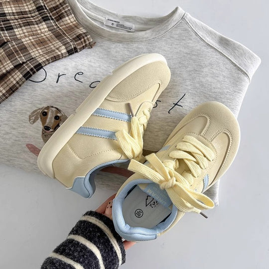 Damen Sportliche Sneakers mit atmungsaktiver Netzstruktur und bequemer Dämpfung R&B