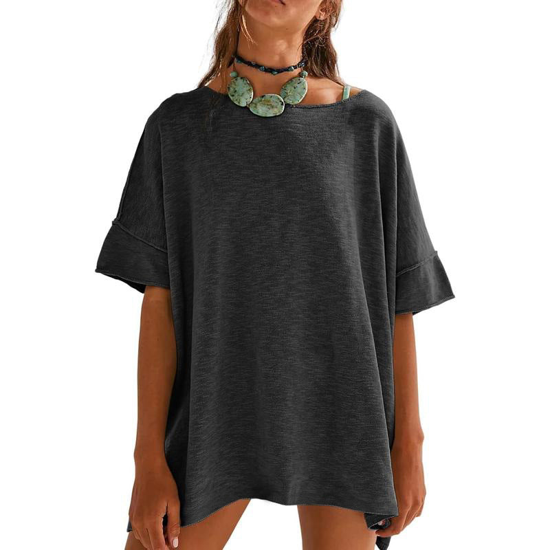 Damen Oversized Relaxed Fit T-Shirt R&B