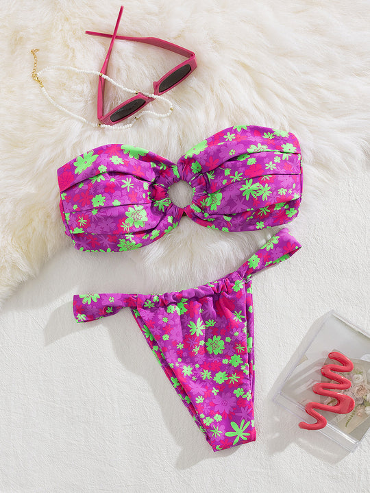 Damen Bandeau-Bikini mit stylischem Knotendesign R&B