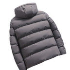 Herren nan gesteppte Thermo-Steppjacke mit Kapuze und winddichter, wasserabweisender Polyesterhülle R&B