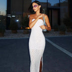 Damen Langarm Cocktailkleid R&B