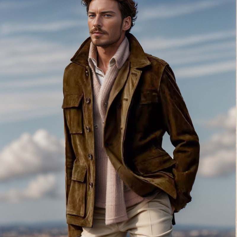Damen praktische Jacke im modernen Look mit aufgesetzten Taschen R&B