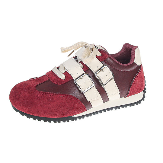 Damen modische Sneakers mit verstellbaren Riemen und komfortabler Sohle R&B