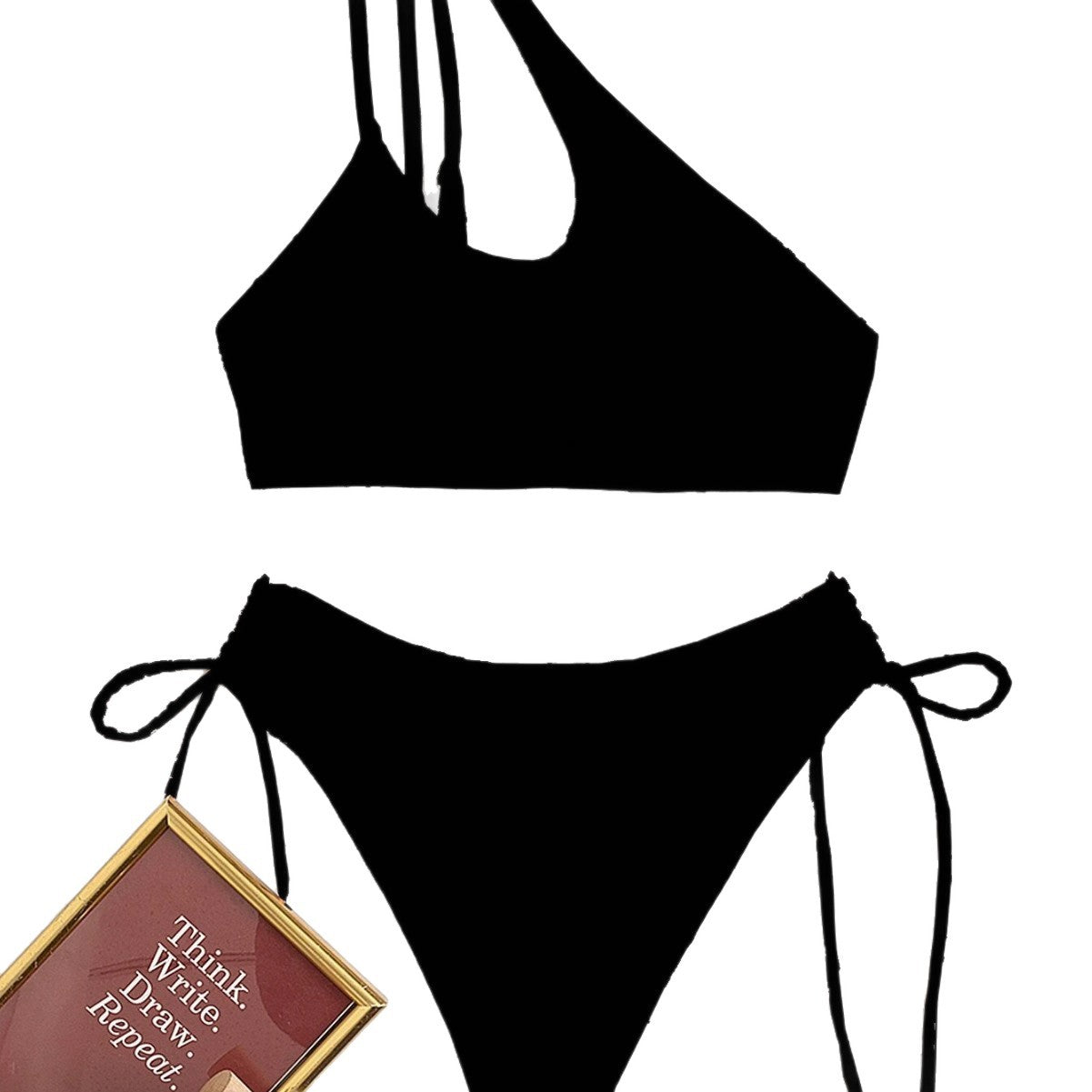 Damen Einseitiger Bikini mit innovativem Design