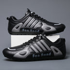 Damen Sportliche Freizeitfußballschuhe mit rutschfester Sohle und atmungsaktiver Obermaterialstruktur R&B
