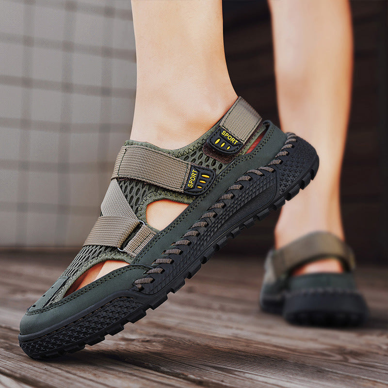 Damen Sportliche Komfortsandalen mit praktischem Klettverschluss R&B
