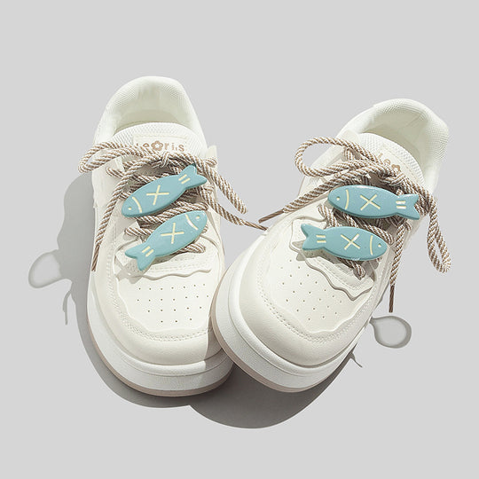 Damen Plattform Sneakers mit innovativem Design und verspielten Schnürdetails R&B