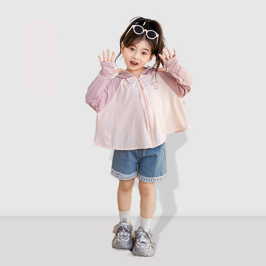 Kinder UV-Schutzjacke mit Kapuze und atmungsaktiven Eigenschaften R&B