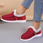 Damen Bequeme Hausschuhe mit kuscheligem Futter und rutschfester Sohle R&B