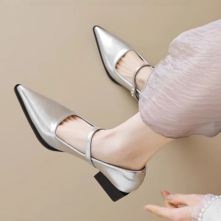 Damen elegante Slingback-Pumps mit schickem Absatz R&B