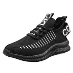 Damen Sportliche Sneakers mit atmungsaktivem Obermaterial und elastischem Schnürsystem R&B