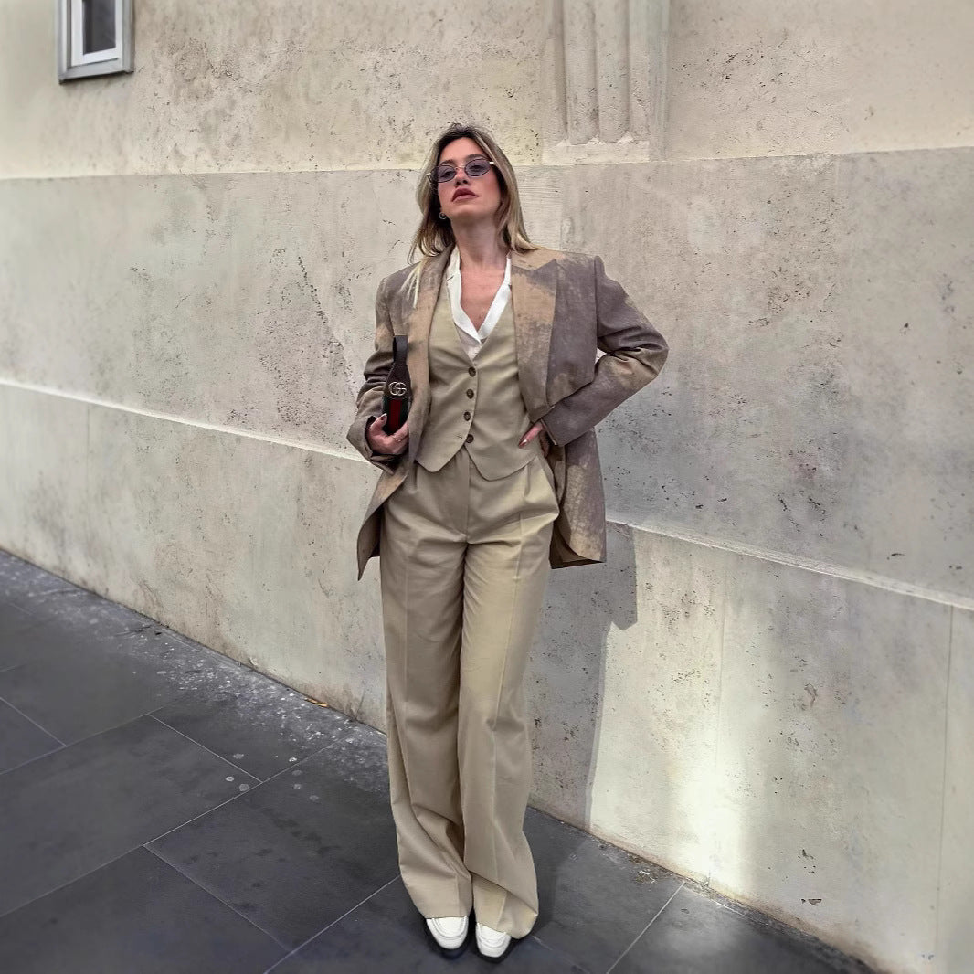 Damen Oversized Blazer mit einzigartigem Farbverlauf R&B