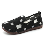 Damen Slip-On Hausschuhe mit atmungsaktiver Obermaterialstruktur und flexibler Sohle R&B