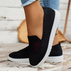 Damen luftige Slip-On Sneakers mit atmungsaktiver Struktur R&B