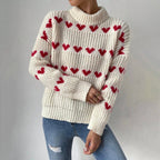 R&B | Herzstrickpullover Mit Romantischem Stil