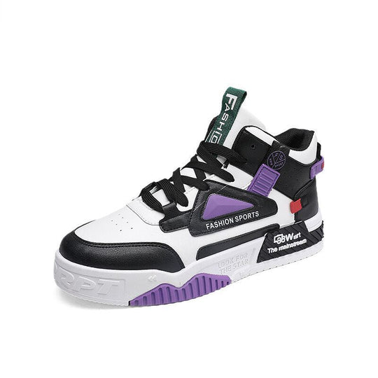 Damen Sportliche High-Top Sneakers mit modischem Design und robustem Sohlenprofil R&B
