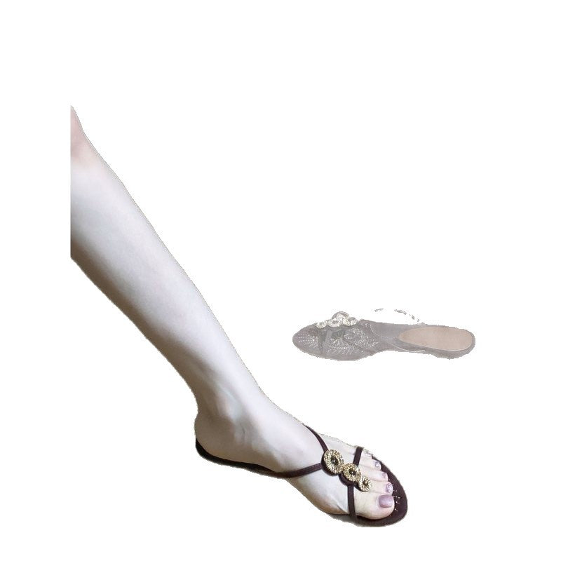 Damen elegante Plateau-Sandaletten mit Schmuckdetails