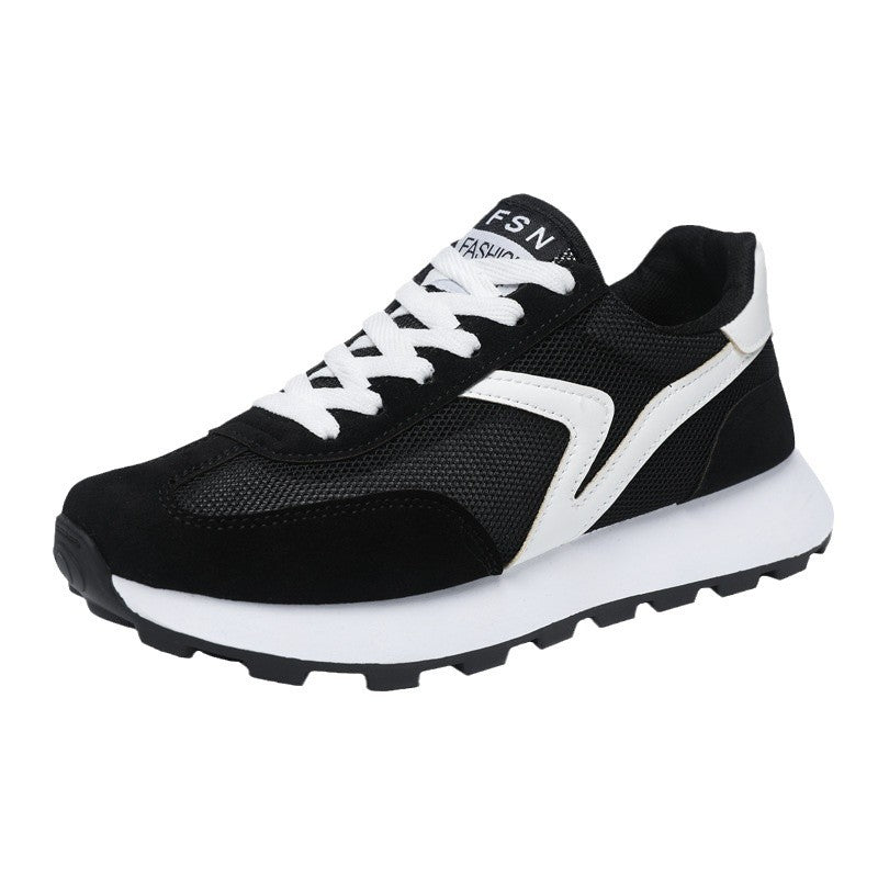 Damen Sportliche Sneaker mit atmungsaktivem Netzmaterial von R&B