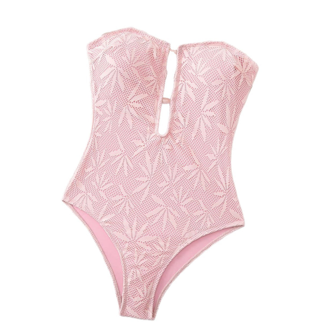 Damen Eleganter Design-Badeanzug mit besonderem Schnitt R&B