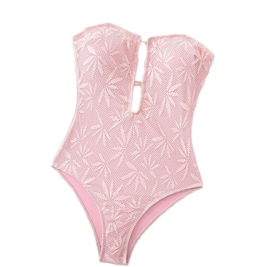 Damen Eleganter Design-Badeanzug mit besonderem Schnitt R&B