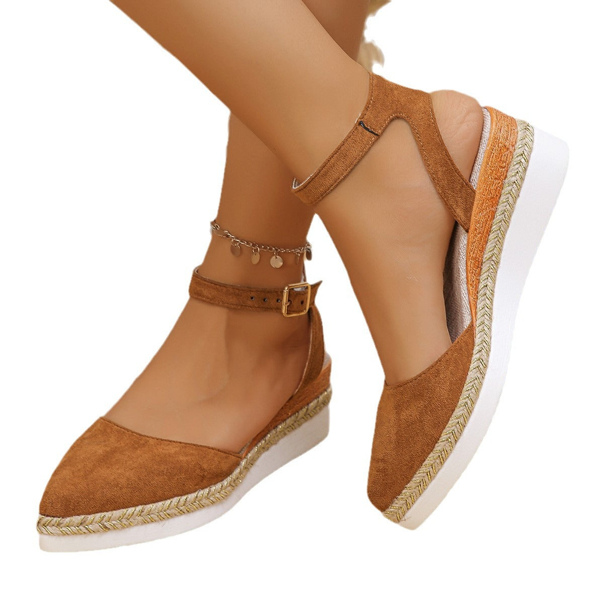 Damen Wedge-Sandalen mit elegantem Riemendesign R&B