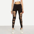 Damen Leggings mit raffiniertem Cut-Out Design
