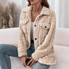 Damen Strickjacke mit strukturierter Oberfläche R&B