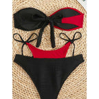 Damen Bandeau Bikini mit raffinierten Akzenten R&B