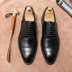 Damen elegante Schnürschuhe aus hochwertigem Leder R&B