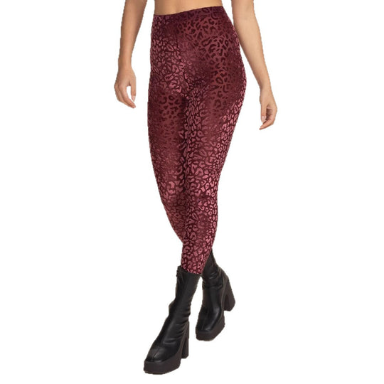 Damen Hochtaillierte Leggings mit animalischem Muster R&B