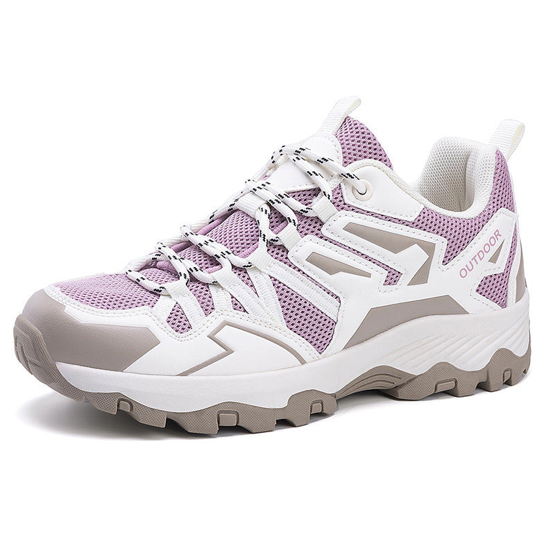 Damen Outdoor-Sneaker mit atmungsaktiver Mesh-Oberfläche und rutschfester Sohle