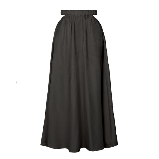 Damen Eleganter Maxirock mit fließendem Schnitt und seitlichem Schlitz R&B
