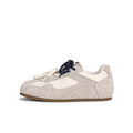 Damen modische Lace-Up Sneakers mit bequemen Schnürsenkeln und eleganten Akzenten R&B