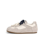 Damen modische Lace-Up Sneakers mit bequemen Schnürsenkeln und eleganten Akzenten R&B