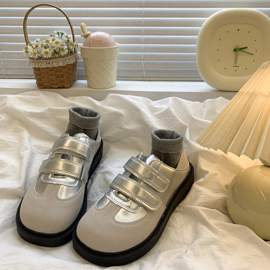 Damen Sneakers mit verstellbarem Klettverschluss und bequemem Fußbett R&B