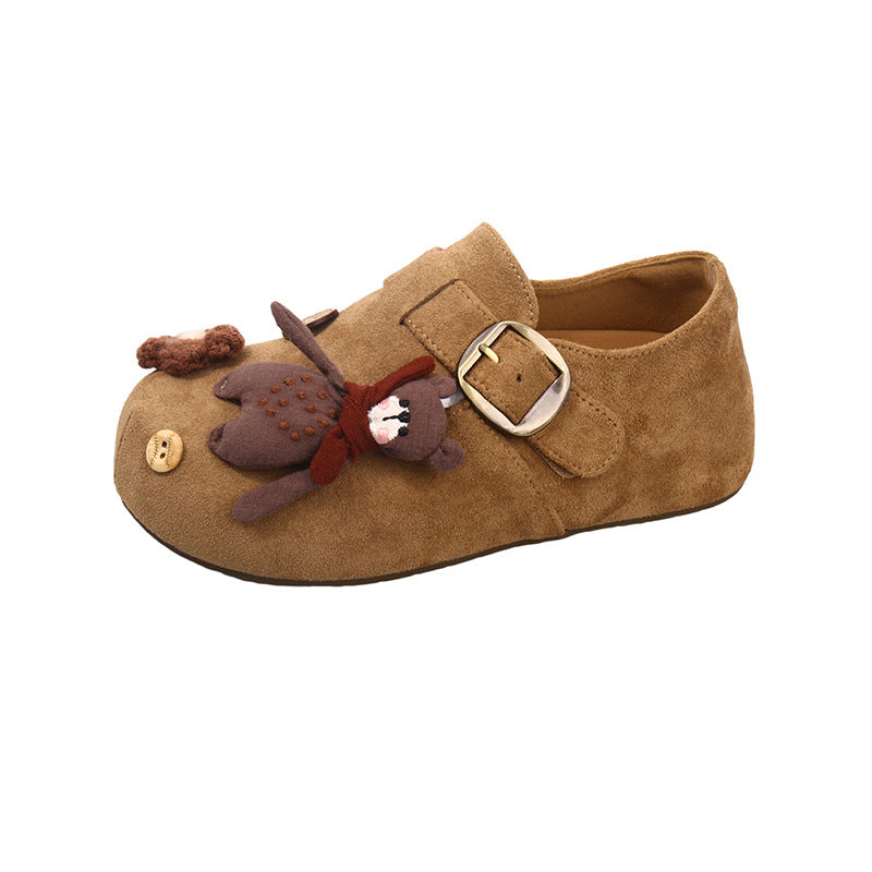 Damen Plüschige Clogs mit verspieltem Tierdesign R&B