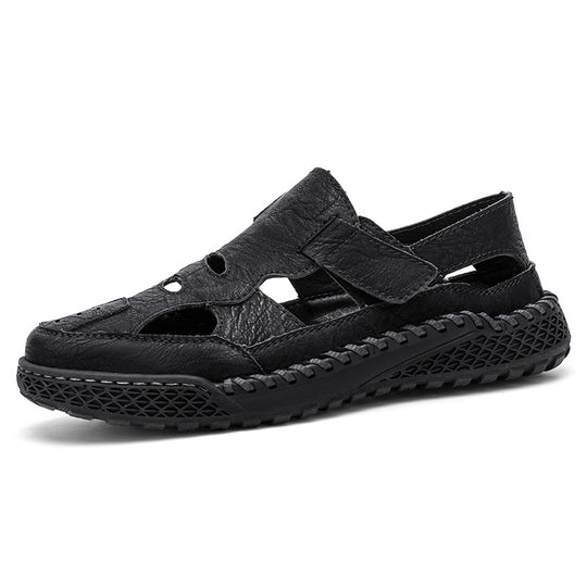 Damen Komfortable Leder Sandalen R&B