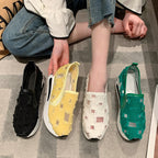 Damen Slip-On Sneakers mit atmungsaktiver Mesh-Oberfläche und elastischem Innenfutter R&B